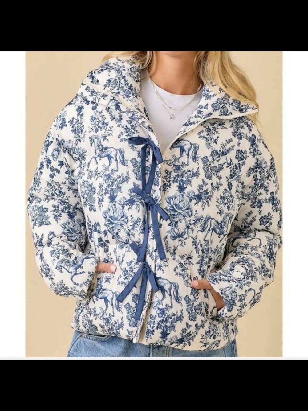 Main Strip Blue Paloma Puffer Jacket